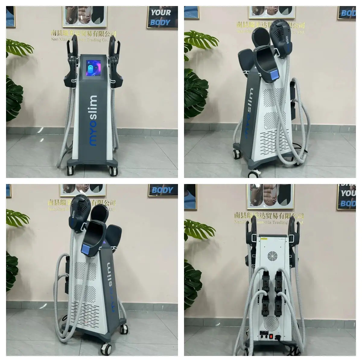 EMS Body Sculpting Machine MYOslim 6500W Muscle Stimulation Abdominal Lift Hips Pad Fat Slimming Weight Loss Equipment