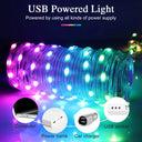 Smart LED Christmas Light Strip with Bluetooth Control