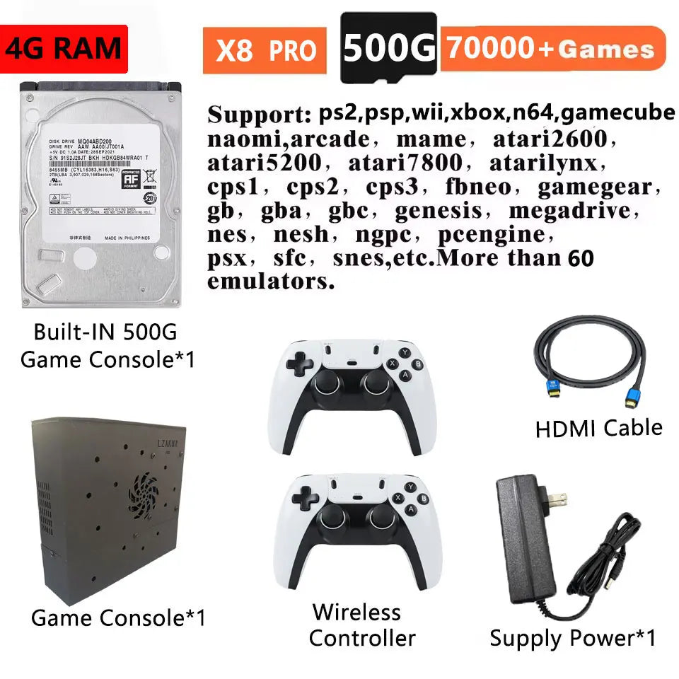 Retro Gaming Device Loaded Games