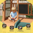 Nordivale Backyard Wood Swing Set