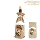 Wine Bottle Covers for Christmas Decor