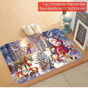 Welcoming Santa Door Mat for Homeowners
