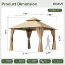 Heavy Duty Steel Gazebo Canopy