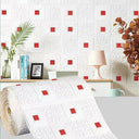 3D Brick Pattern Self Adhesive Waterproof Wall Sticker