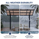 Nordivale 8x10 Ft Metal Gazebo Shelter