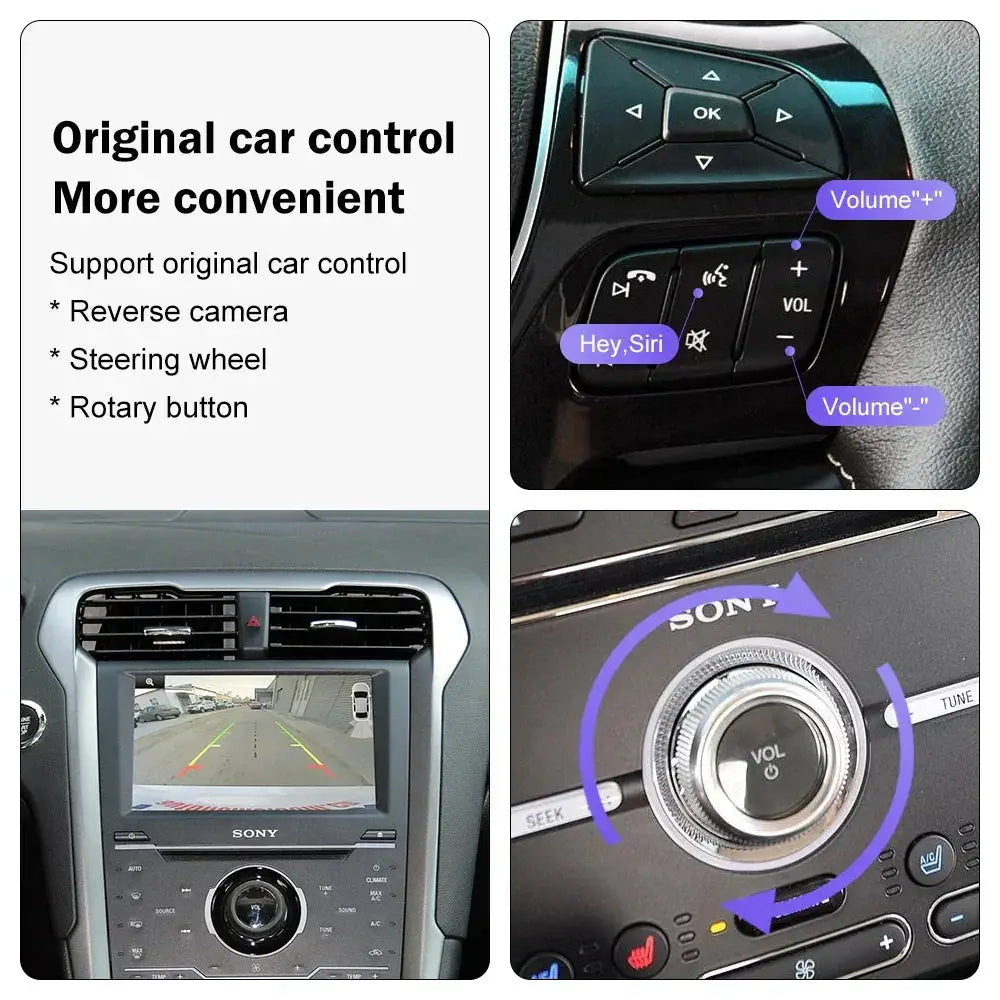 Wireless CarPlay For Ford Explorer Fusion Mondeo Sync 2