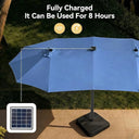 Double Sided Patio Umbrella For Outdoors