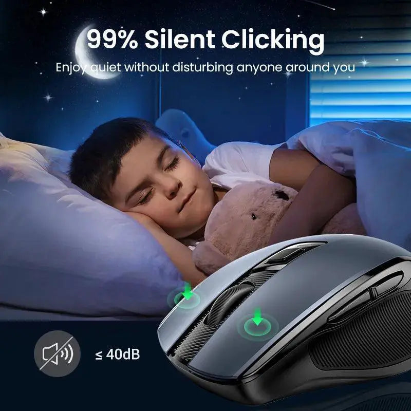 UGREEN Wireless Ergonomic Design Mouse For MacBook Tablet PC