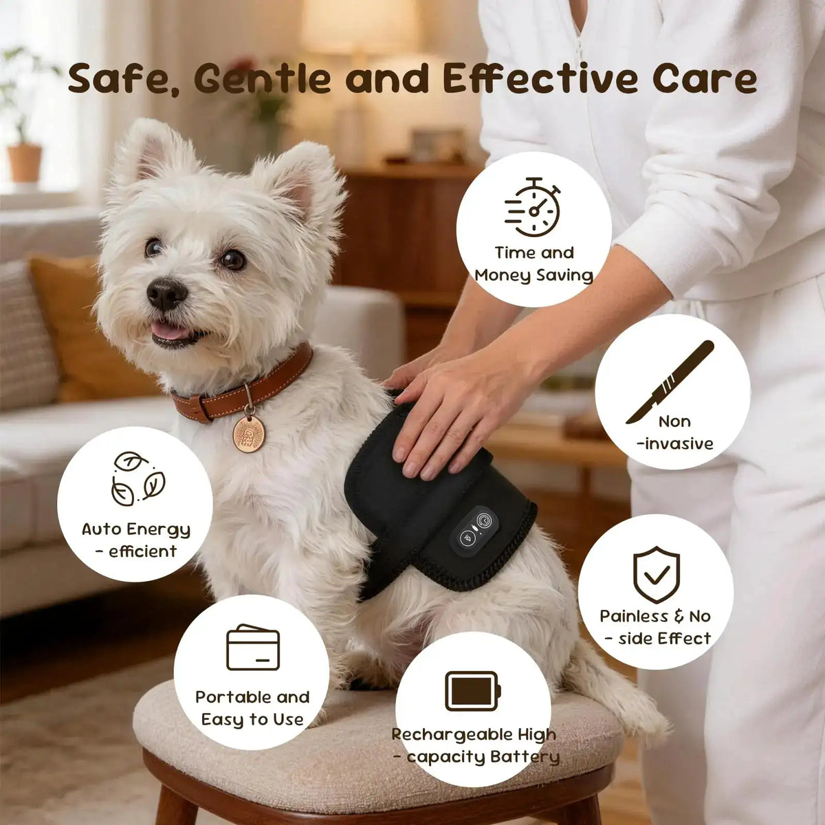 Pet Red Light Therapy Belt Cold Laser Therapy Device Dog — product view 5
