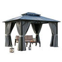 10x12ft Hardtop Aluminum Gazebo
