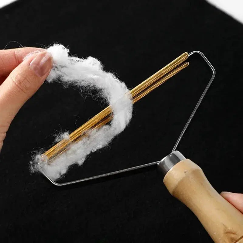 Portable Pet Hair Remover Brush Manual Lint Shaver Tool