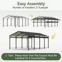 Heavy Duty Steel Carport Cover