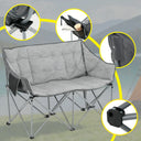 Heavy Duty Double Outdoor Folding Chair