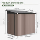 Secure Outdoor Storage Shed Box