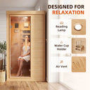 Small Person Wood Infrared Sauna