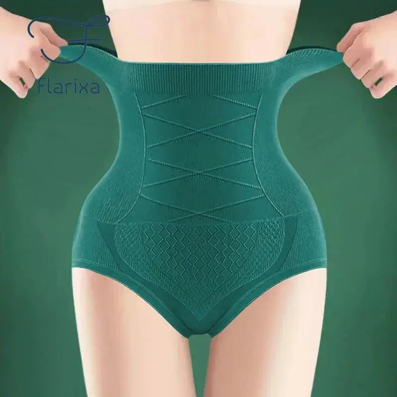 Flarixa High Waist Seamless Flat Belly Panties Shaper Women