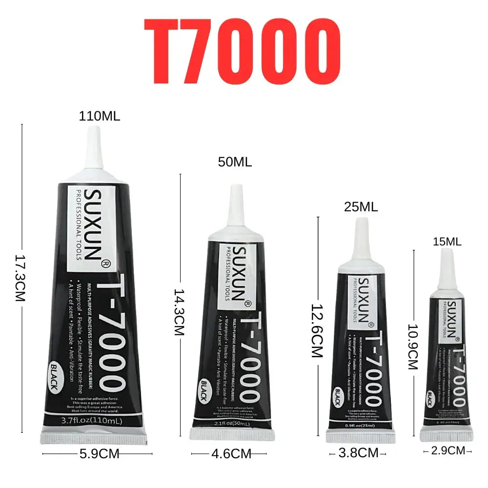 Black Phone Repair Adhesive Universal DIY Glue 15ml 25ml