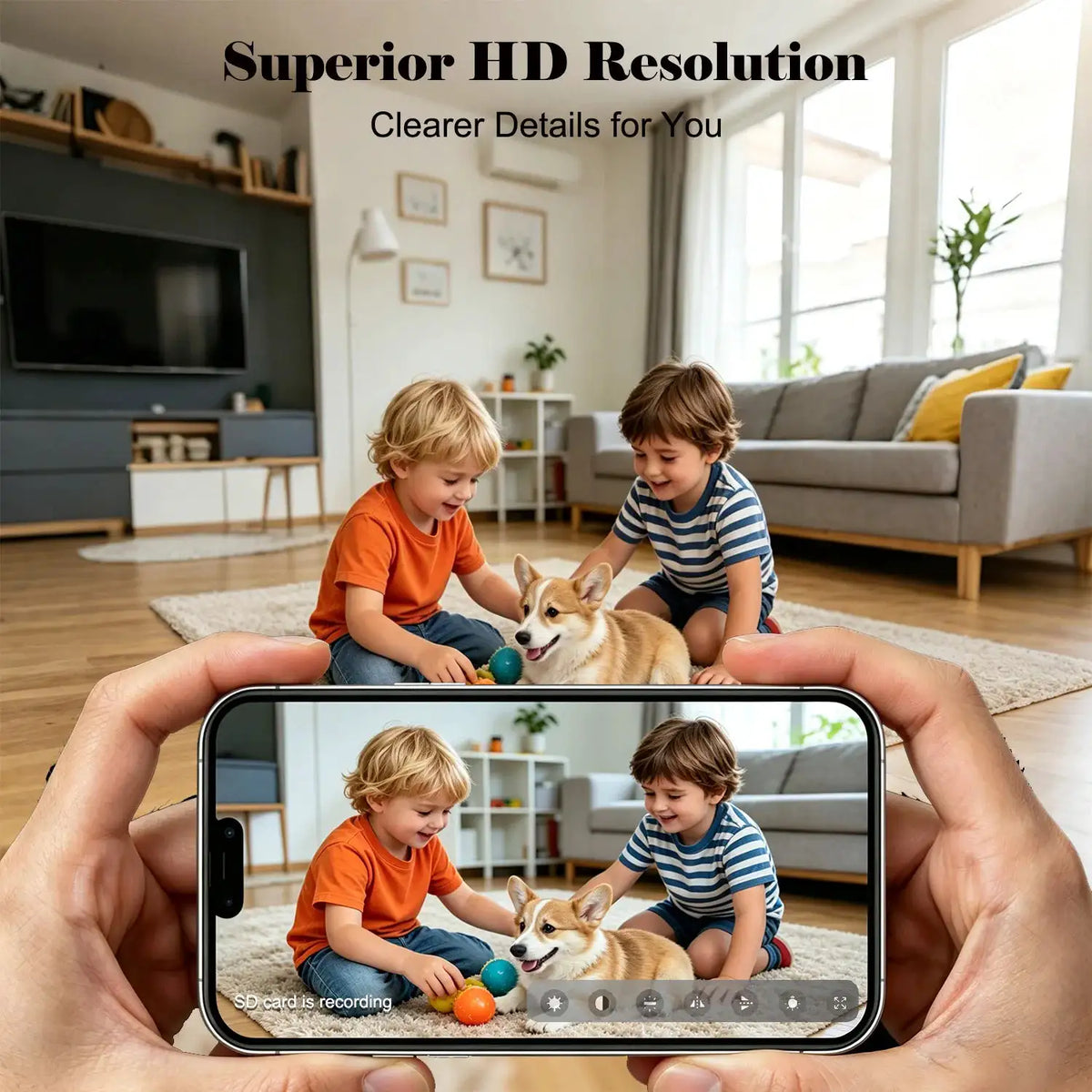 Mini HD Wireless WiFi Camera DIY Portable Small Security Cam with Motion Detection Flexible Home Surveillance Nanny Cam