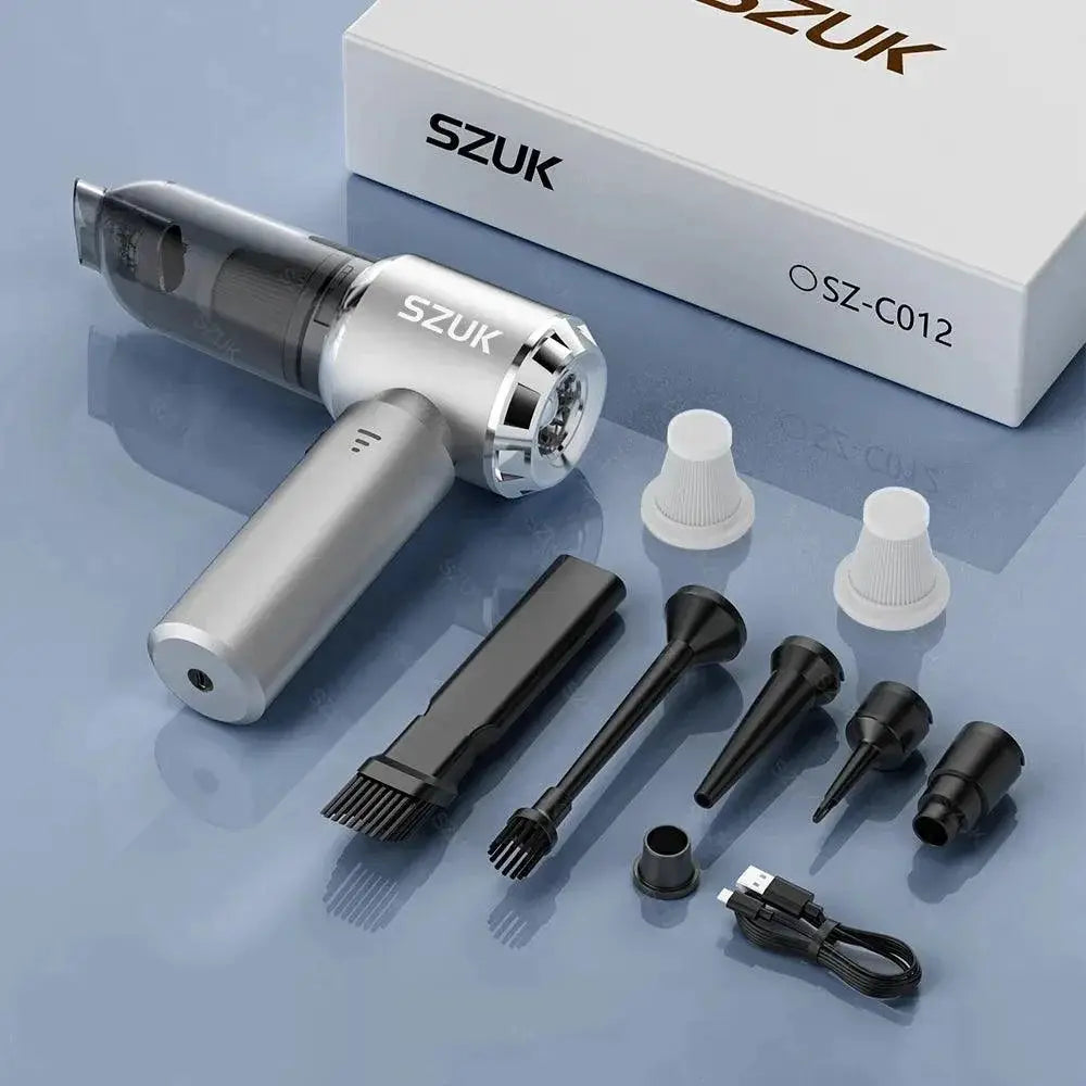 SZUK 180000PA Mini Car Vacuum Cleaner Portable Powerful