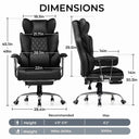 Big And Tall Gaming Chair With Footrest