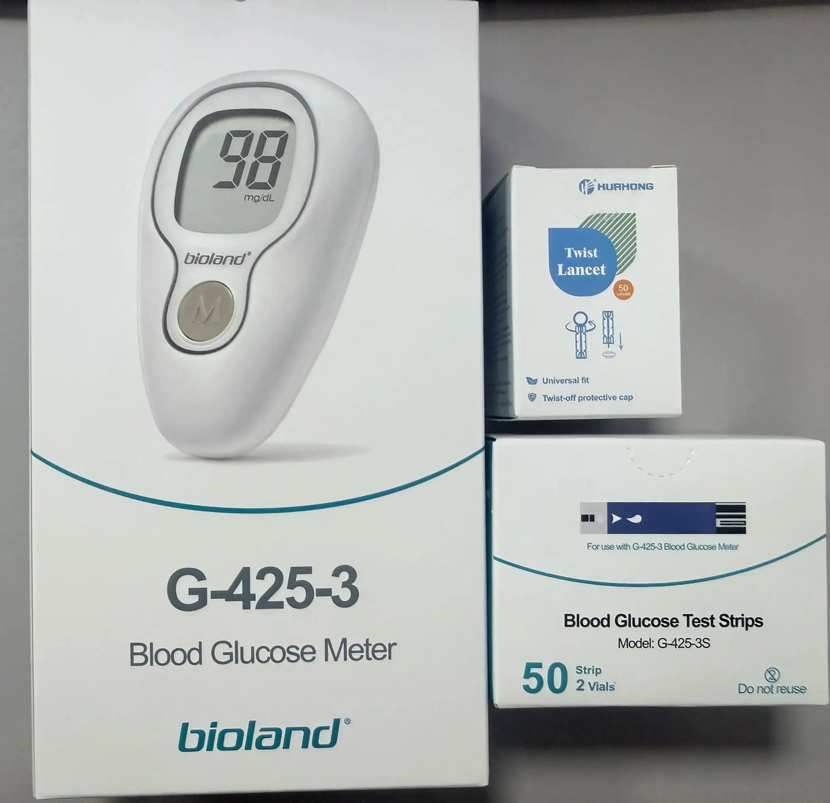Blood Glucose Monitor Kit Auto-Coding Glucometer for Diabetes — product view 10