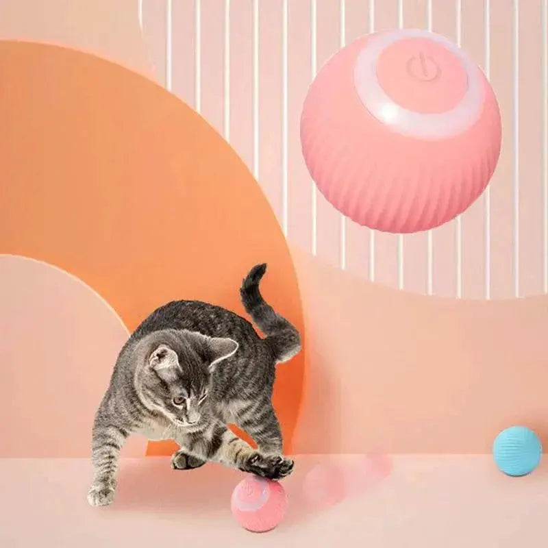 Electric Smart Cat Ball Toy For Interactive Kitten Fun