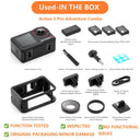 Used-DJI Osmo Action 5 Pro Camera with 1/1.3" Sensor,4K/120fps Video, Subject Tracking, 12h Extended Battery Life with 3 Batteries, 1.5m Extension Rod, Battery Case