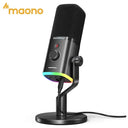 Maono PD100X Microphone - RGB Gaming Audio