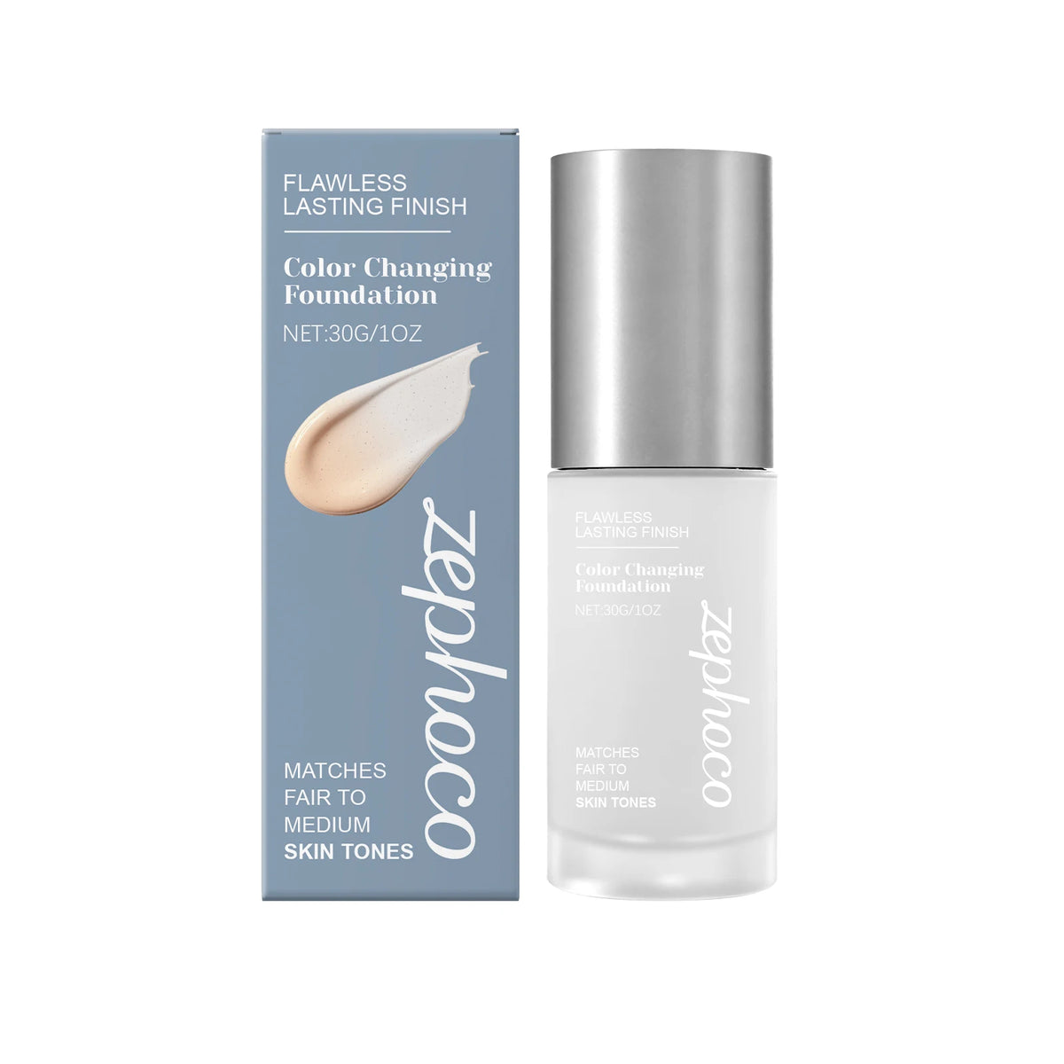 Zephoco Color Changing Foundation Waterproof