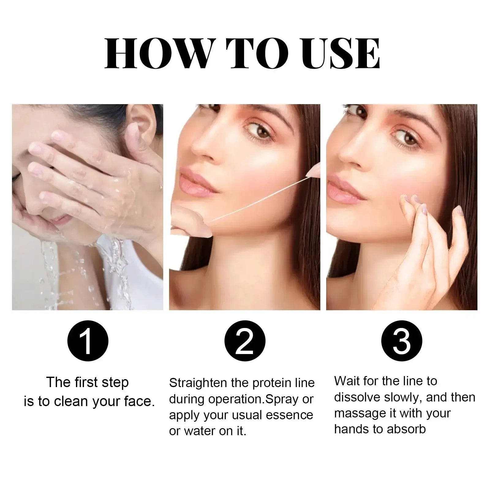 EELHOE Protein Lifting Thread Kit Anti Aging Firming Serum