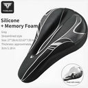 Thick Silicone Bike Saddle Cover Memory Cotton Pad
