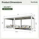 Waterproof Galvanized Steel Gazebo