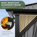 Aoxun 12x20ft Aluminum Garden Pavilion