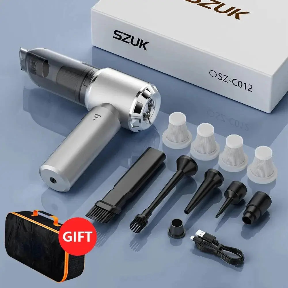 SZUK 180000PA Mini Car Vacuum Cleaner Portable Powerful