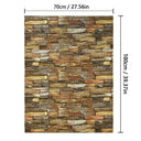 3D Brick Pattern Self Adhesive Waterproof Wall Sticker