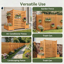 Freestanding Wood Garden Privacy Screen