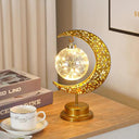 Enchanting Moon LED: Night Light Decorative Iron Lamp