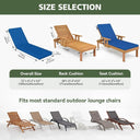 Waterproof Outdoor Chaise Lounge Pad