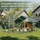 Walk In Metal Chicken Coop With Cover