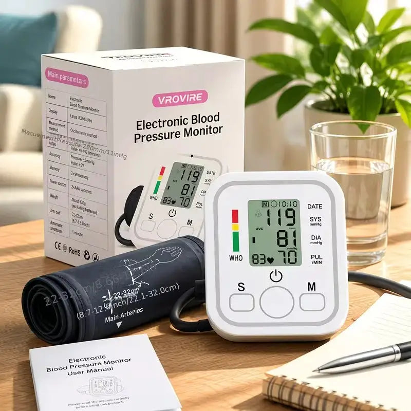 Upper Arm Blood Pressure Monitor Automatic Digital Heart Rate — product view 1
