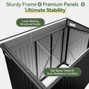 Durable Lockable Metal Garden Shed