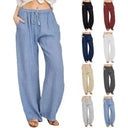 Breathable Cotton Linen Pants for Women