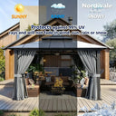 10x12ft Hardtop Aluminum Gazebo