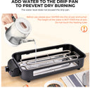 Electric Grill, Smokeless Electric Grill, Non-stick Coating