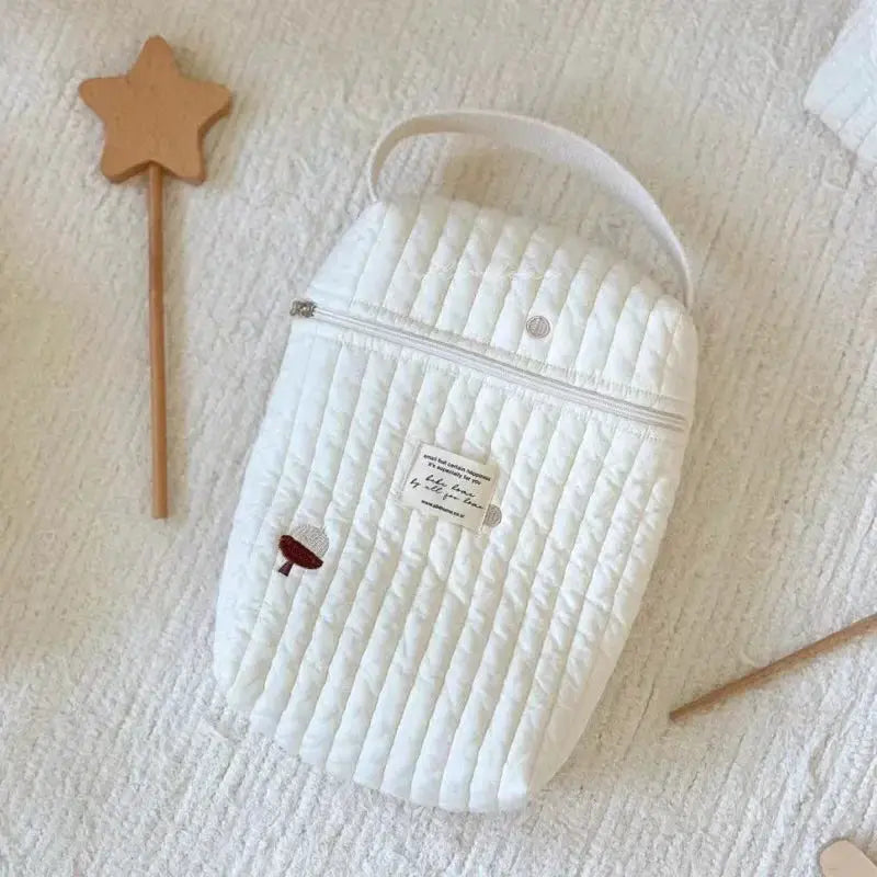 Portable Stroller Nappy Bag Quilted Baby Diaper Organizer