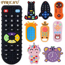 Baby Silicone Teether Toy Remote Control Shape Gum Relief