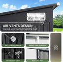Durable Lockable Metal Garden Shed