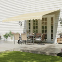 Manual Retractable Patio Shade Canopy