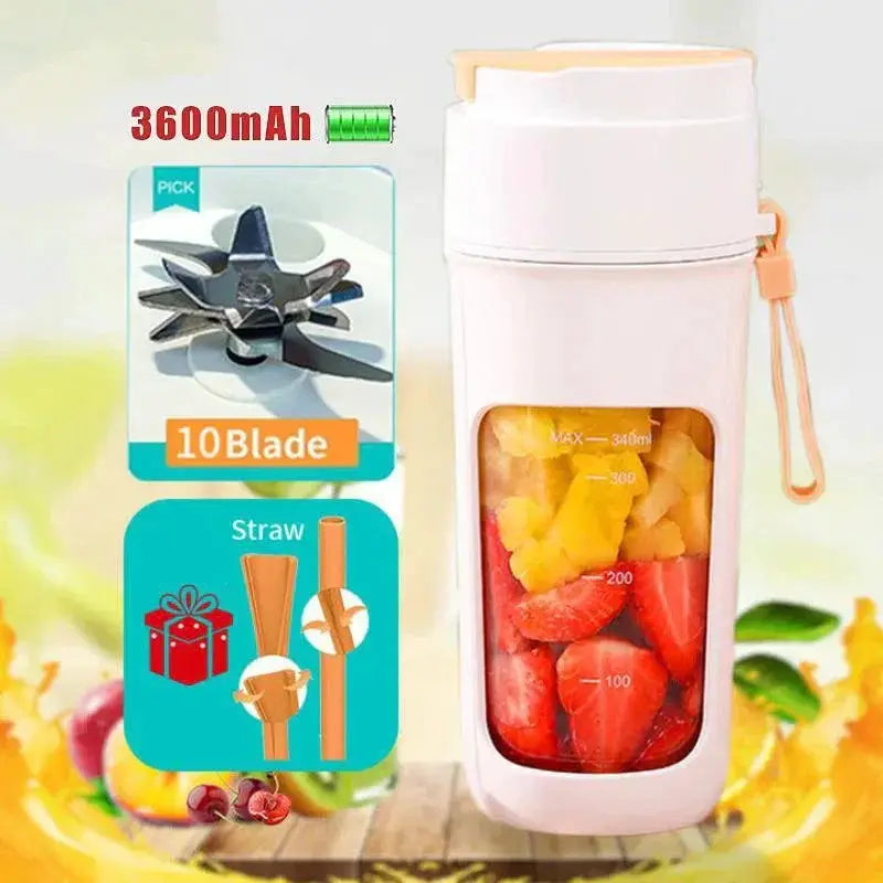 Electric Juicer Mini Portable Blender Juice Maker Machine