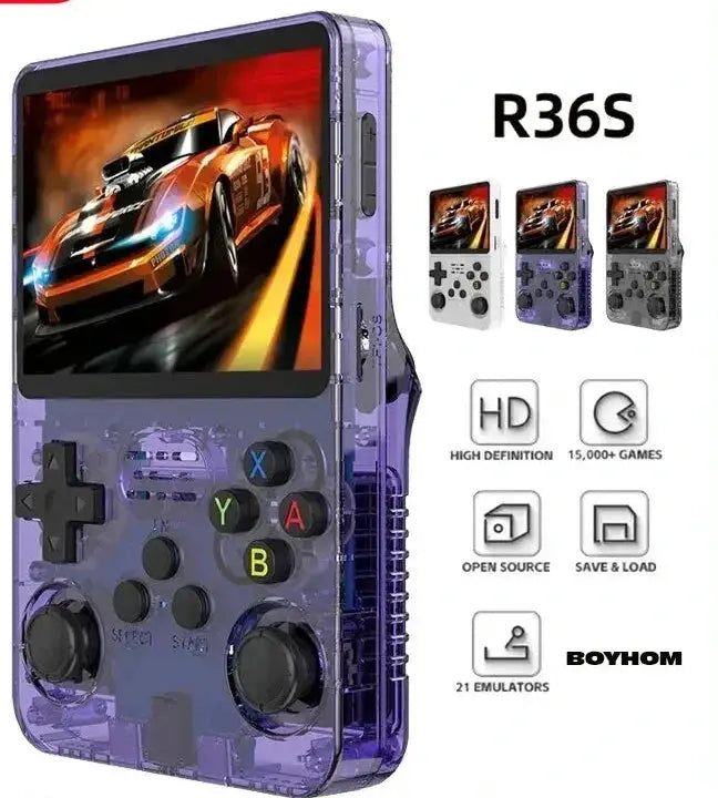 BOYHOM R36S Open Source Retro Handheld Console Portable
